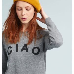 Anthropologie ciao sweatshirt